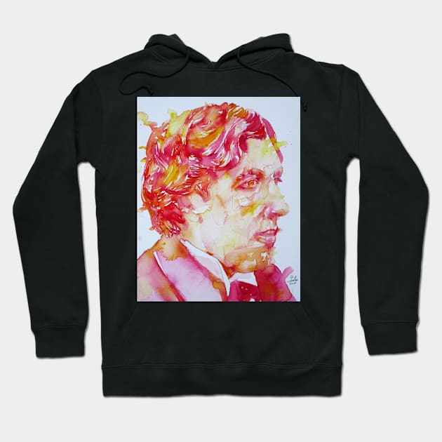 OSCAR WILDE - watercolor portrait.1 Hoodie by lautir